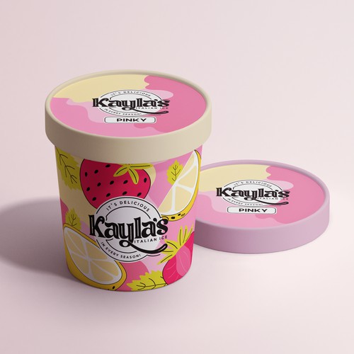 Packaging Design for Italian Ice Company