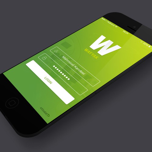 "Wayyak" mobile app new design