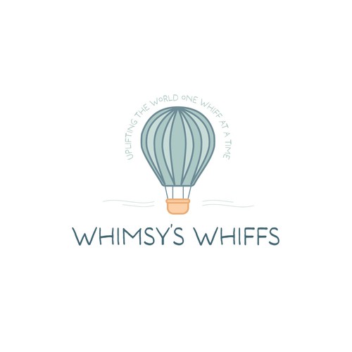 Wispy logo concept for kids focused brand