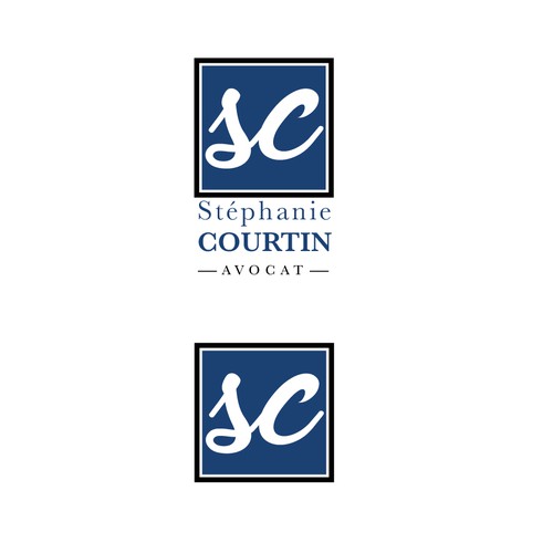 Concept logo pour l'avocat S. Courtin