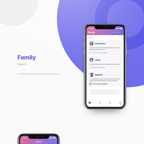 Family chores app