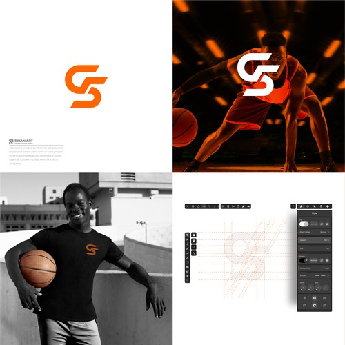 G5 Basketball Sports Apparel logo and brand identity design