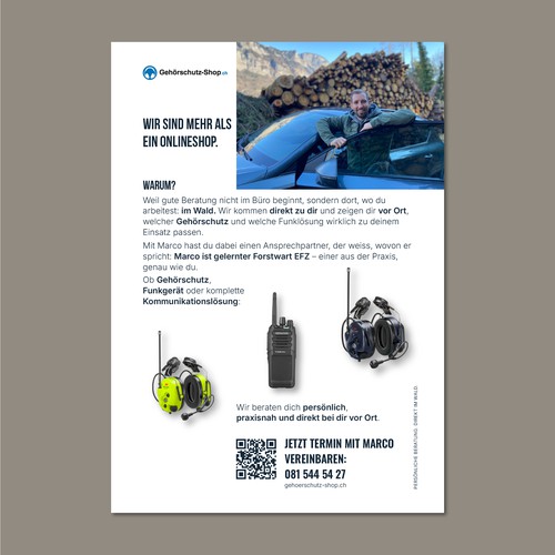 A4 full-page magazine ad