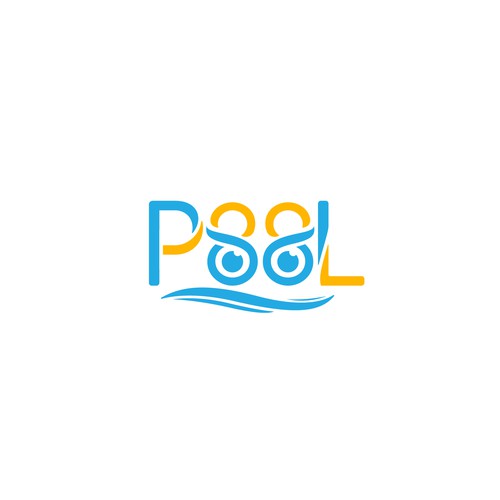 logo for a cool pool for towels and T- shirts