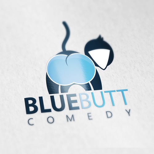 Blu Butt Comedy logo