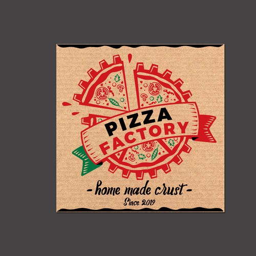 packaging design for pizza box