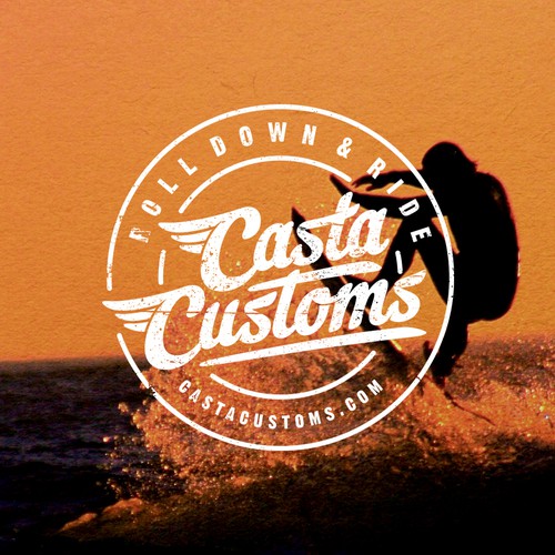 Create a logo for vintage car and apparel company