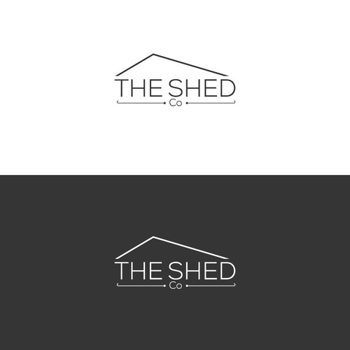 Logo for custom storage shed/home studio builder to attract high end clientele