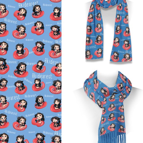 Youtuber Scarf Design