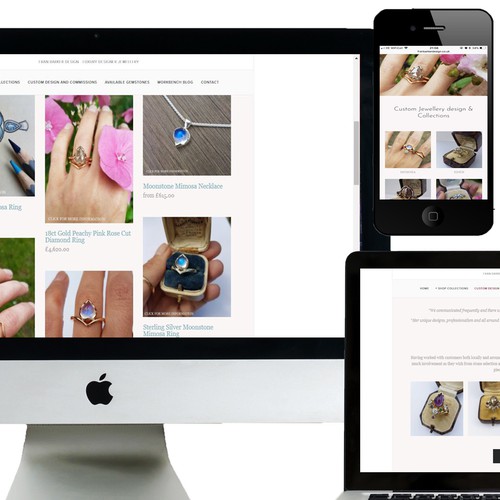 Fran Barker Design - Squarespace Website 