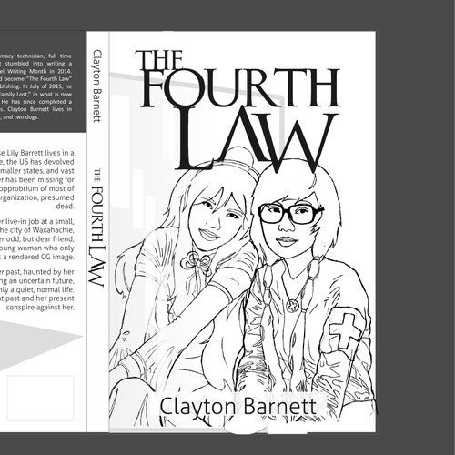 Novel cover concept about friendship.