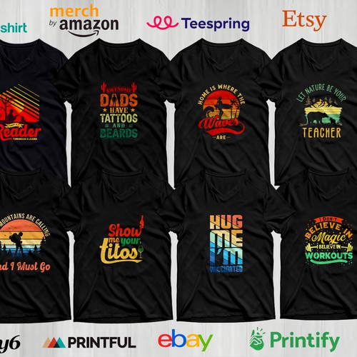 T-Shirt Design Illustration