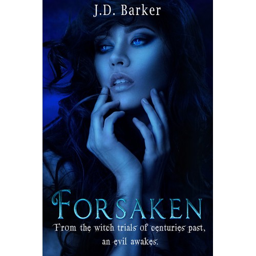 Design the book cover for up and coming horror writer