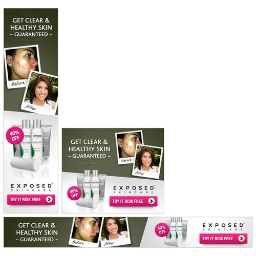 Skin Care Banner Ads