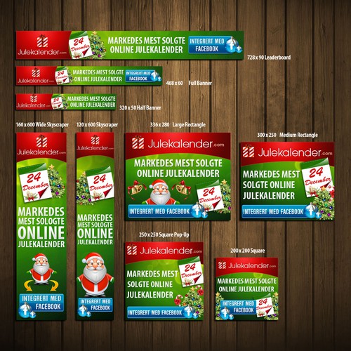 Banner ad for Julekalender.com