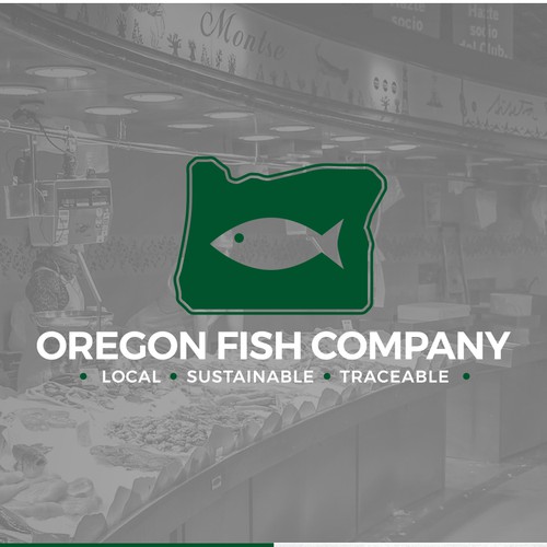 Winning Logo for the Oregon Fish Company
