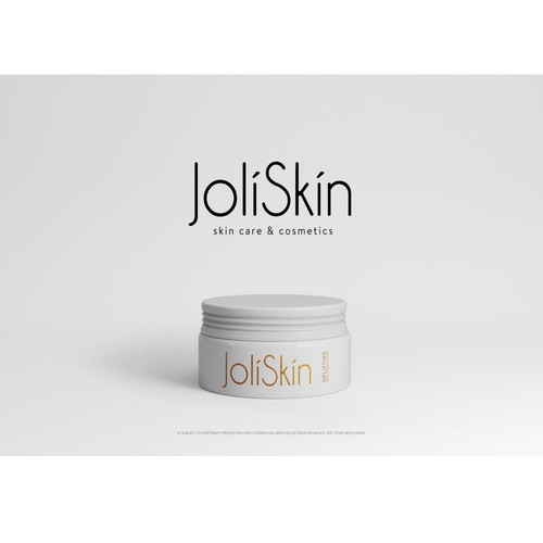 Modern and elegant design for skin care & cosmetics range
