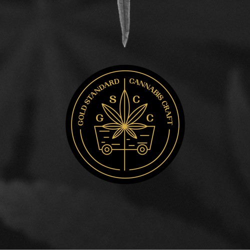 Idea was to implement cannabis mining like from a gold mine and to add some cool symmetry into overall concept. 