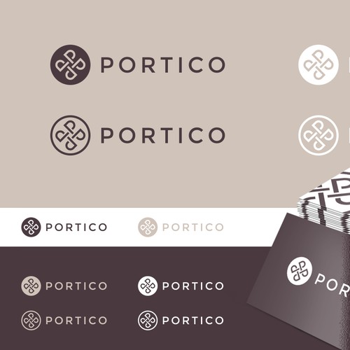 Create an alluring and sophisticated logo for Portico (a new way into a home)