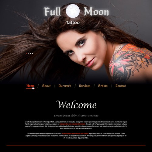 Tattoo Website Design