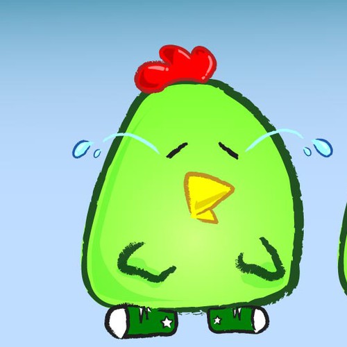 Sad emotion - chicken
