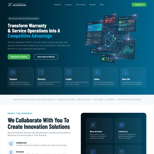 Xcelerator Landing Page