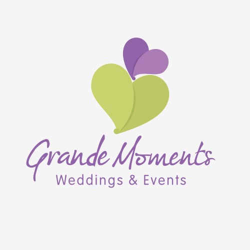 Create a romantic logo to represent my wedding styles to catch the brides eye