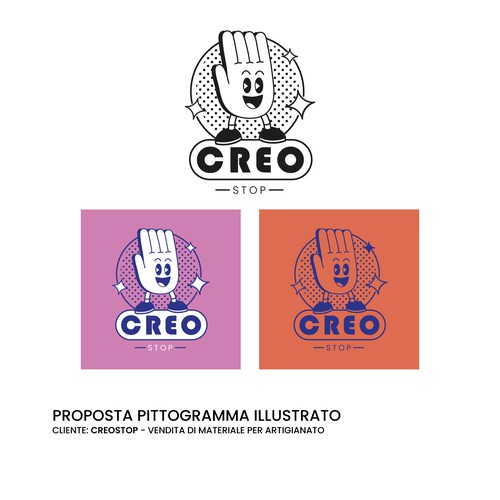 CREO STOP logo illustration