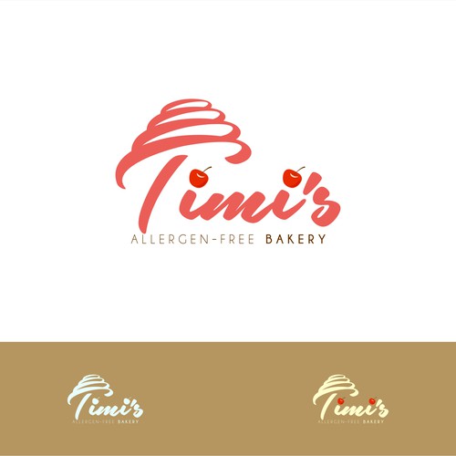 Create a clever, colorful logo for Timi's Bakery
