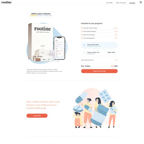 Landing Page Design