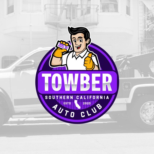 Mascot Logo for Automobile Club