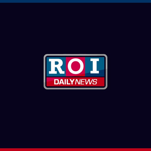 ROI daily news logo concept