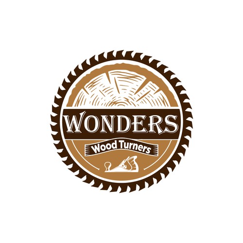 Wonders wood turners logo Design