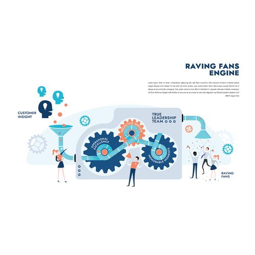 The Raving Fans Illustration