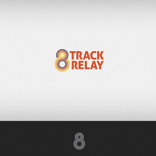 Music Festival Running Relay Event Logo