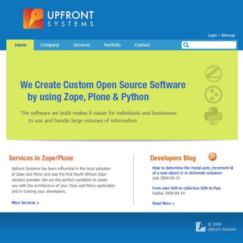 New site and logo design for Open Source Software Company