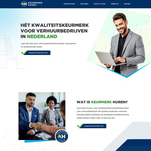 Design a Professional Website for an Independent Quality Certification