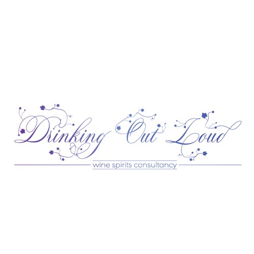  Logo for "Drinking Out Loud" wine and spirit's consultancy!