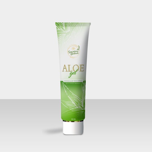 Sunshine Basket Aloe Gel Packaging