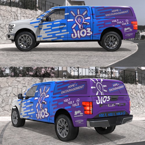 Car wrap - radio company