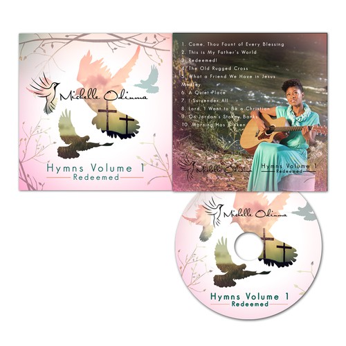 CD cover design - Michelle Odima - Hymns VOlume 1 Redeemed
