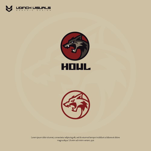 Logo design for "Howl"