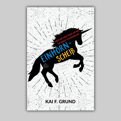 Book cover for a cheeky book on the subject of start-up Founding