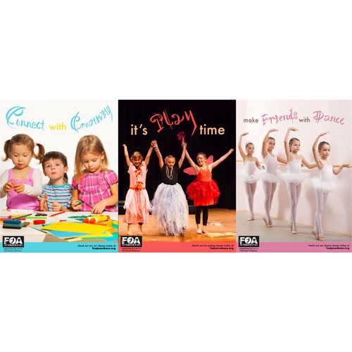 FOA Youth Arts Program Brand Posters