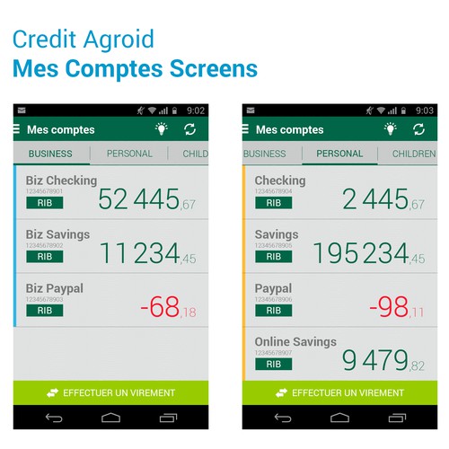 Android App for Online Banking