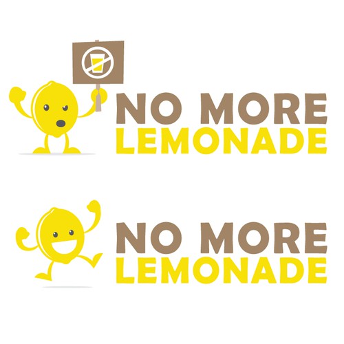 Lemonade stand concept logo