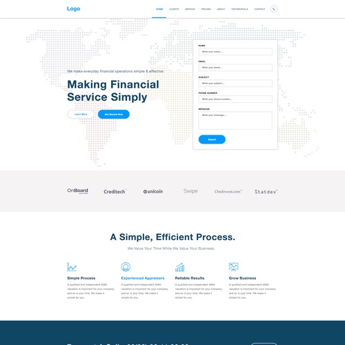 Financial website