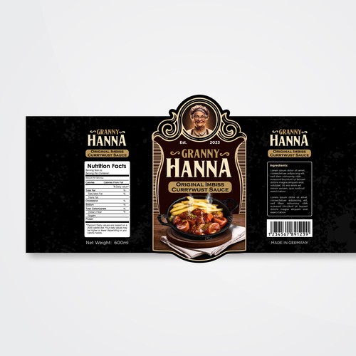 Sauce label