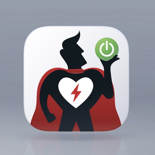 HeartHero App Icon Concept