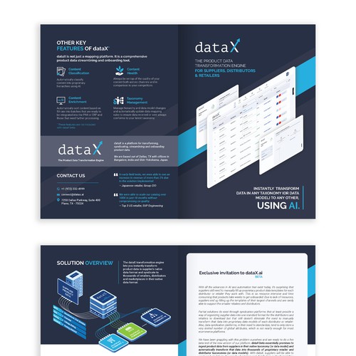 Half Fold brochure A4